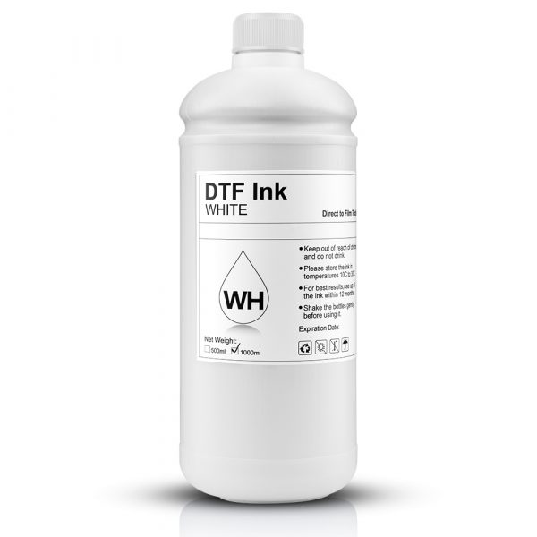 White - DTF Pigment Mürrekkep, Boya 1kg